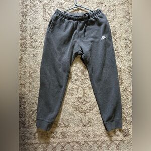 Nike Joggers Mens Medium Blue Club Fleece Tapered Athleisure Pants